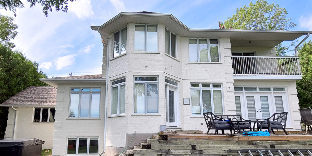 Exterior painting project in Mississauga