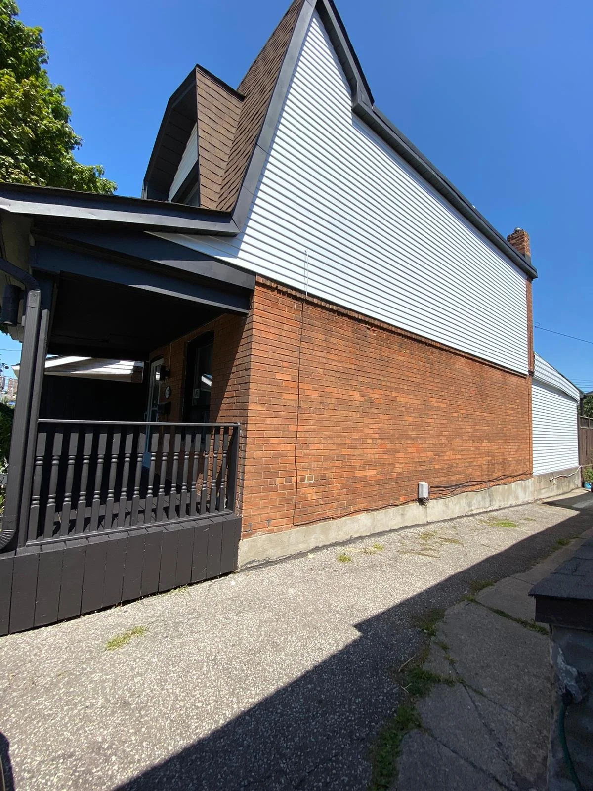 Exterior painting — townhome