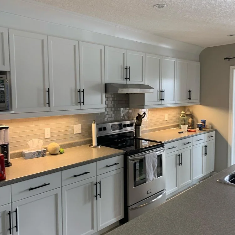 Interior painting — bedroom transformation